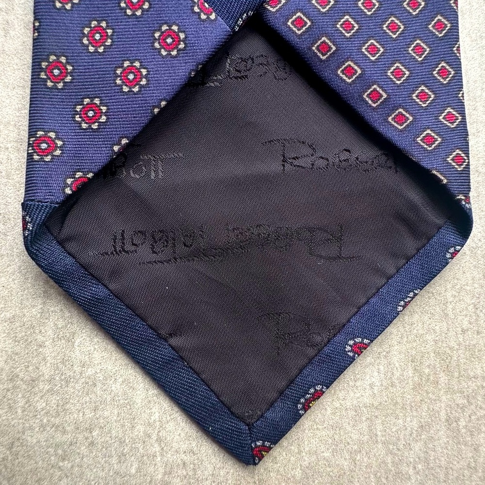 Robert Talbott Rare Patchwork Quilt Style Tie - image 4